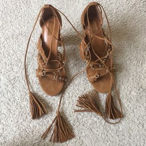 Strapy chunky heels